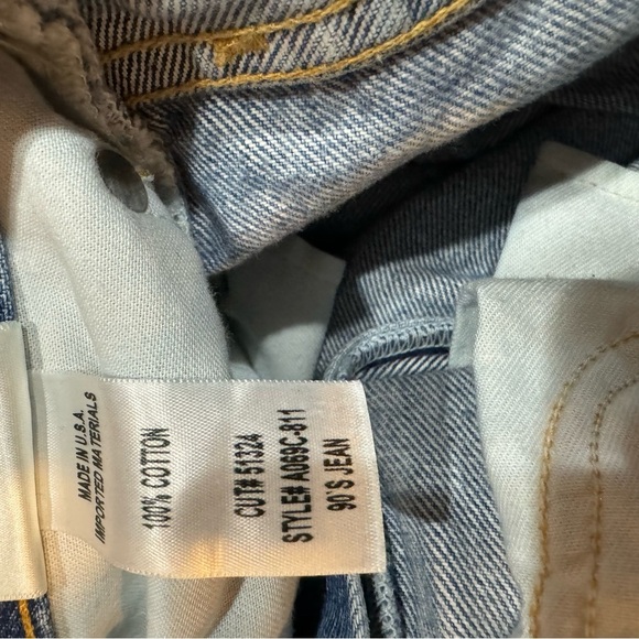 Agolde 90s Jean Mid Rise Loose Fit Fall Out - Picture 8 of 9